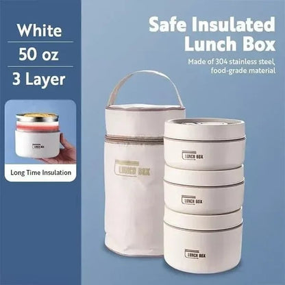 🔥Hot Sale 49% OFF🔥Portable Insulated Lunch Container Set🥗